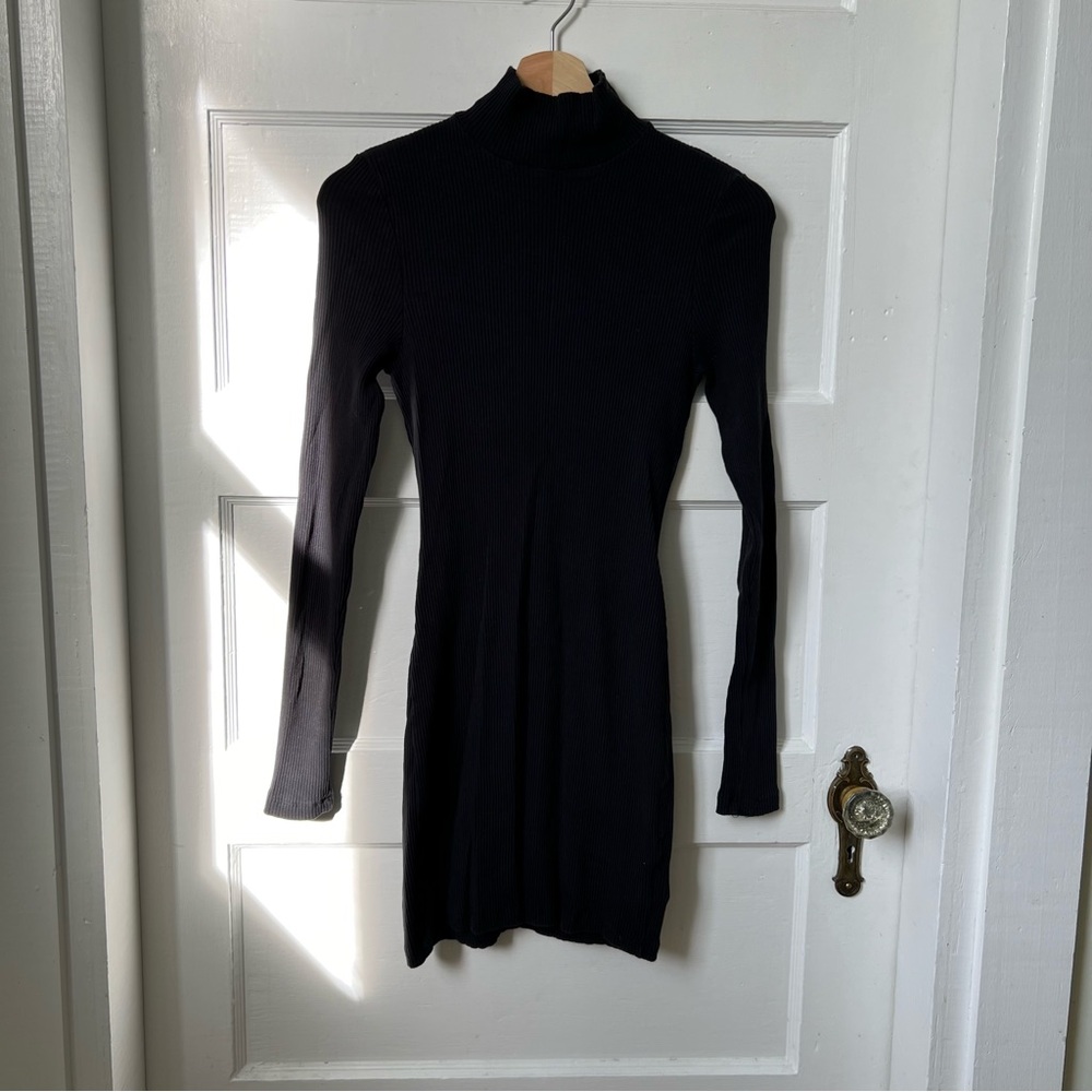 Free People Beach Bodycon Turtleneck Dress